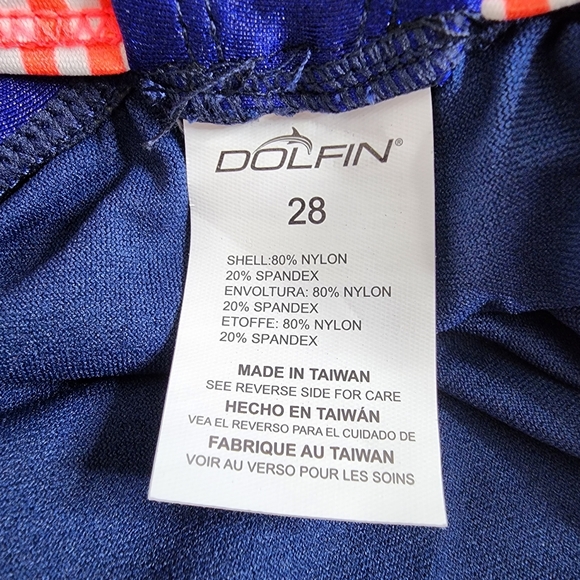 Dolfin Uglies Competition Swimsuit One Piece Revibe Hi-Shine Indigo Size 28 NWT - Picture 9 of 16